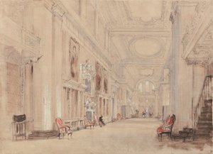 The Portrait Gallery, Hardwick Hall, Derbyshire by David Cox